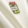 Tricou pentru bebeluși din bumbac cu imprimeu și guler tip „ringer”