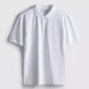 Tricou polo cu mâneci scurte din bumbac piqué
