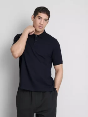 Tricou polo esențial cu mânecă scurtă
