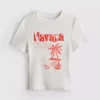 Tricou scurt pentru bebeluși, cu imprimeu grafic, din bumbac Tricou scurt pentru bebeluși, cu imprimeu grafic, din bumbac