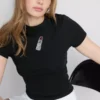 Tricou scurt pentru bebeluși, din bumbac cu mărgele Tricou scurt pentru bebeluși, din bumbac cu mărgele