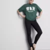 Tricou sport lejer din bumbac cu imprimeu Tricou sport lejer din bumbac cu imprimeu