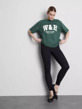 Tricou sport lejer din bumbac cu imprimeu