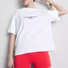 Tricou sport lejer din bumbac cu imprimeu Tricou sport lejer din bumbac cu imprimeu