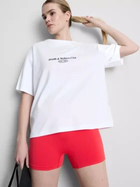 Tricou sport lejer din bumbac cu imprimeu
