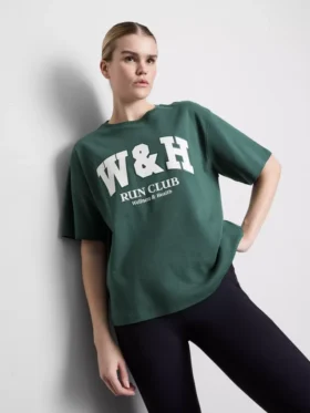 Tricou sport lejer din bumbac cu imprimeu