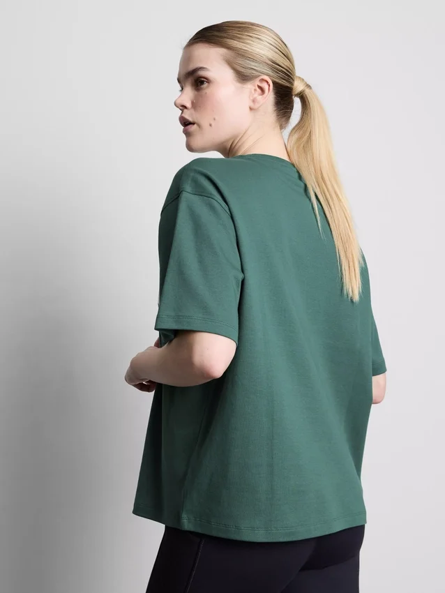 Tricou sport lejer din bumbac cu imprimeu Tricou sport lejer din bumbac cu imprimeu