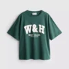 Tricou sport lejer din bumbac cu imprimeu Tricou sport lejer din bumbac cu imprimeu