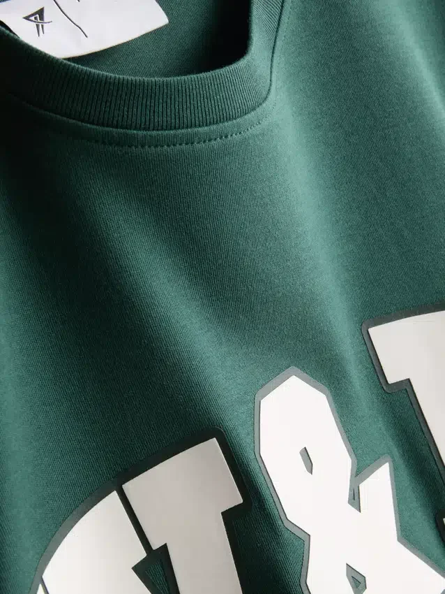 Tricou sport lejer din bumbac cu imprimeu Tricou sport lejer din bumbac cu imprimeu