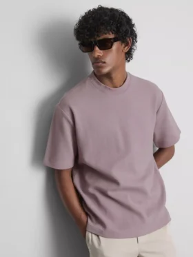Tricoul din bumbac texturat „The Edit”