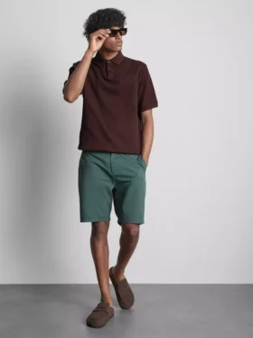 Tricoul polo cu nervuri „The Edit”