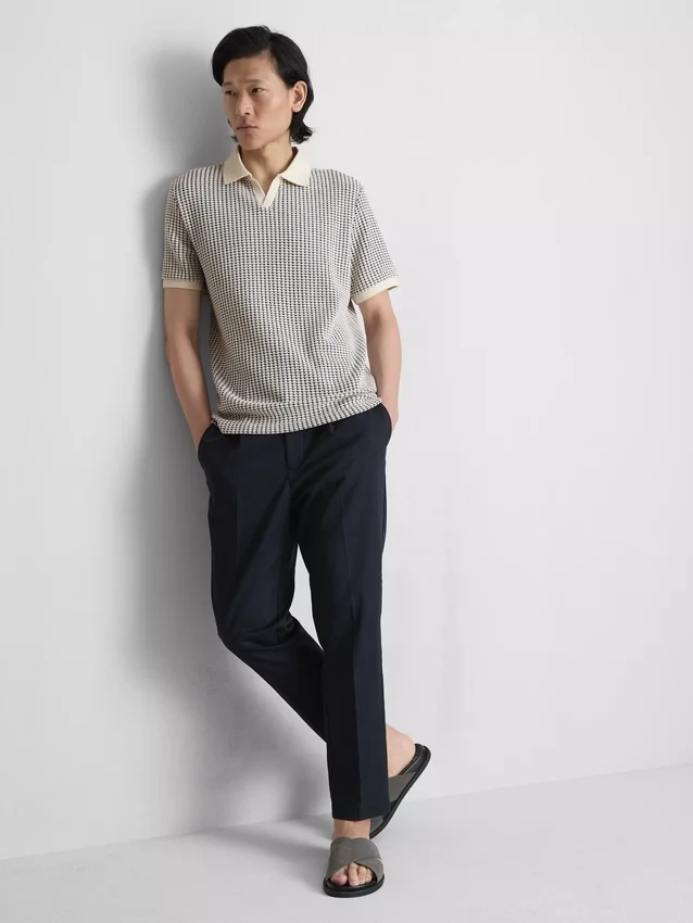 Tricoul polo Jacquard „The Edit“ Tricoul polo Jacquard „The Edit“