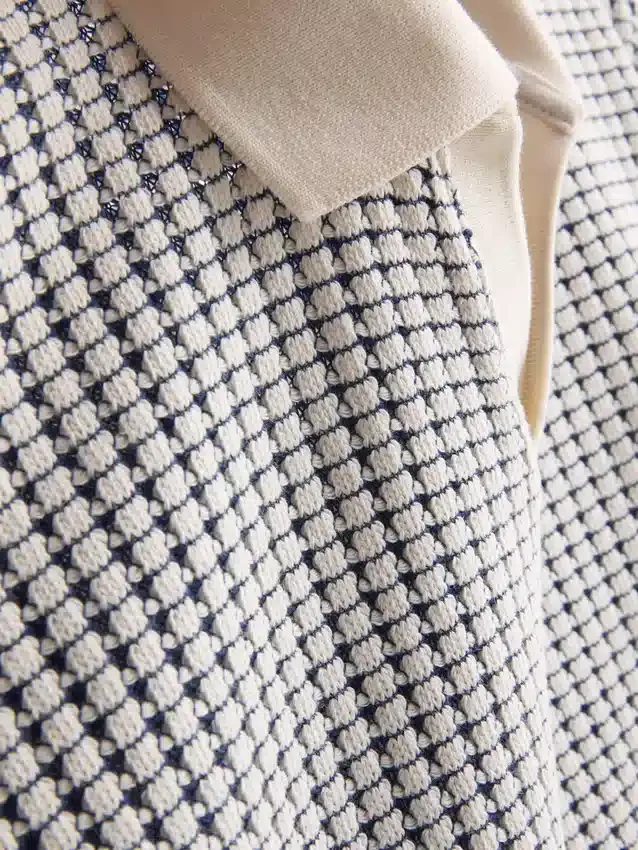 Tricoul polo Jacquard „The Edit“ Tricoul polo Jacquard „The Edit“