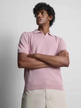 Tricoul polo tricotat „The Edit“