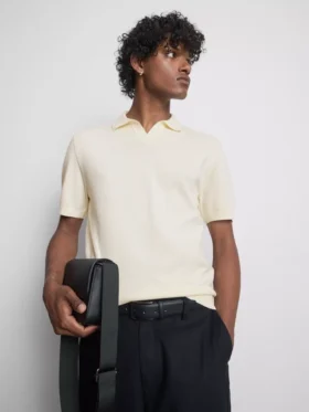 Tricoul polo tricotat „The Edit“