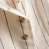 Vestă cu nasturi din amestec de bumbac Vestă cu nasturi din amestec de bumbac