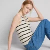 Vestă din tricot compact Vestă din tricot compact