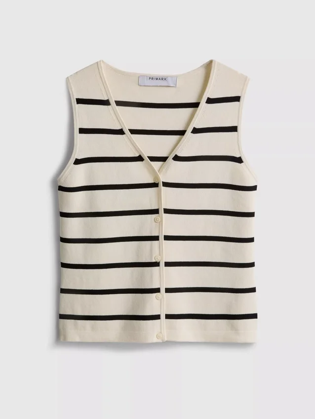 Vestă din tricot compact Vestă din tricot compact