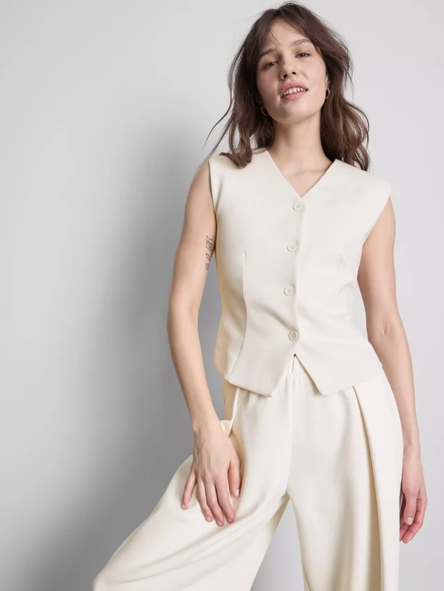Vestă din tricou lustruită Vestă din tricou lustruită