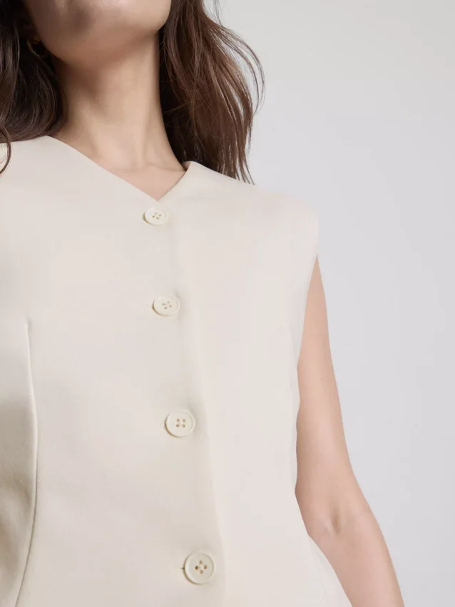 Vestă din tricou lustruită Vestă din tricou lustruită